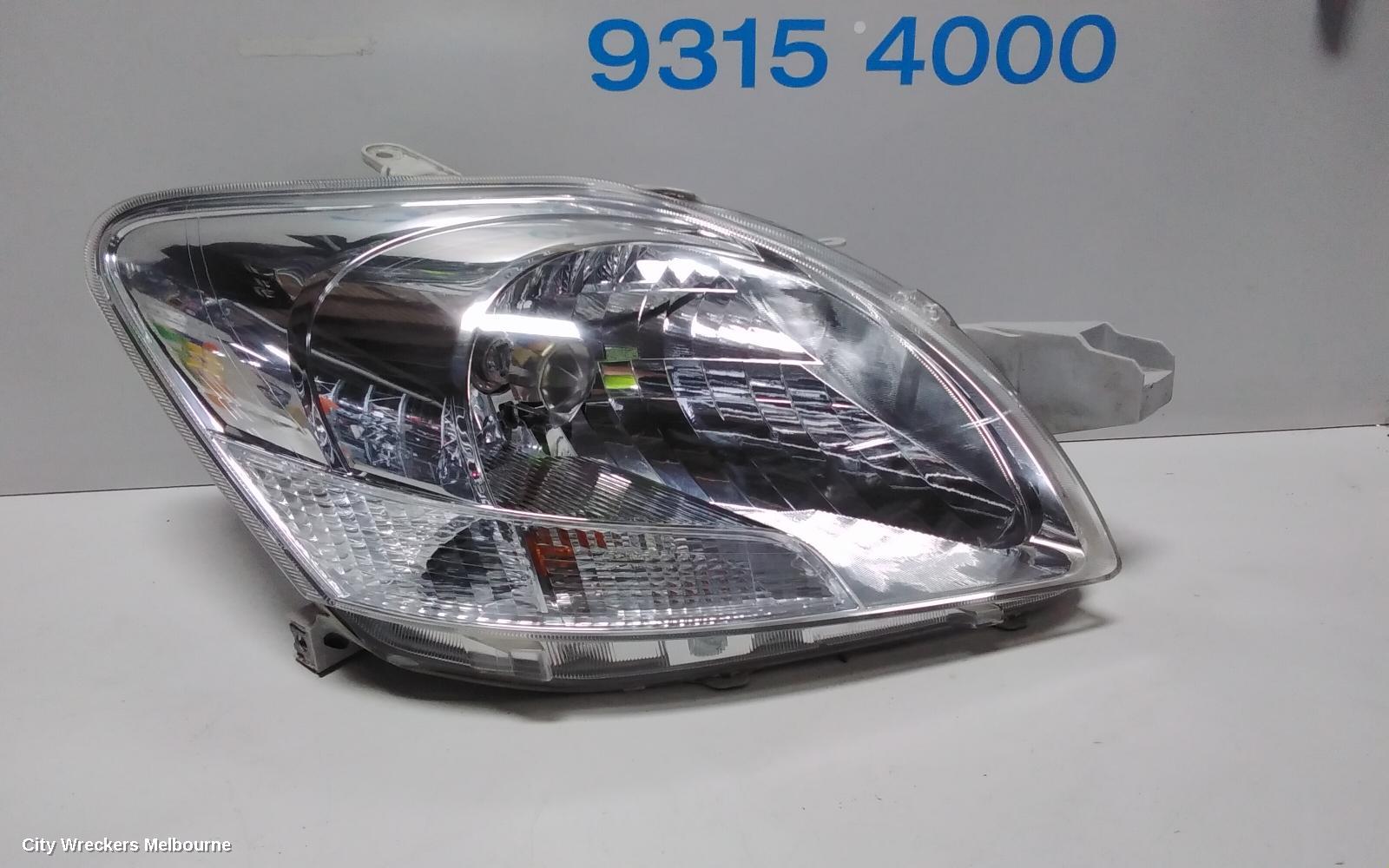 TOYOTA YARIS RIGHT HEADLAMP, NCP9#, SEDAN, NON HID, ELECT ADJ, LENS# 52163, 03/2006 - 06/2016 (AUS ONLY)