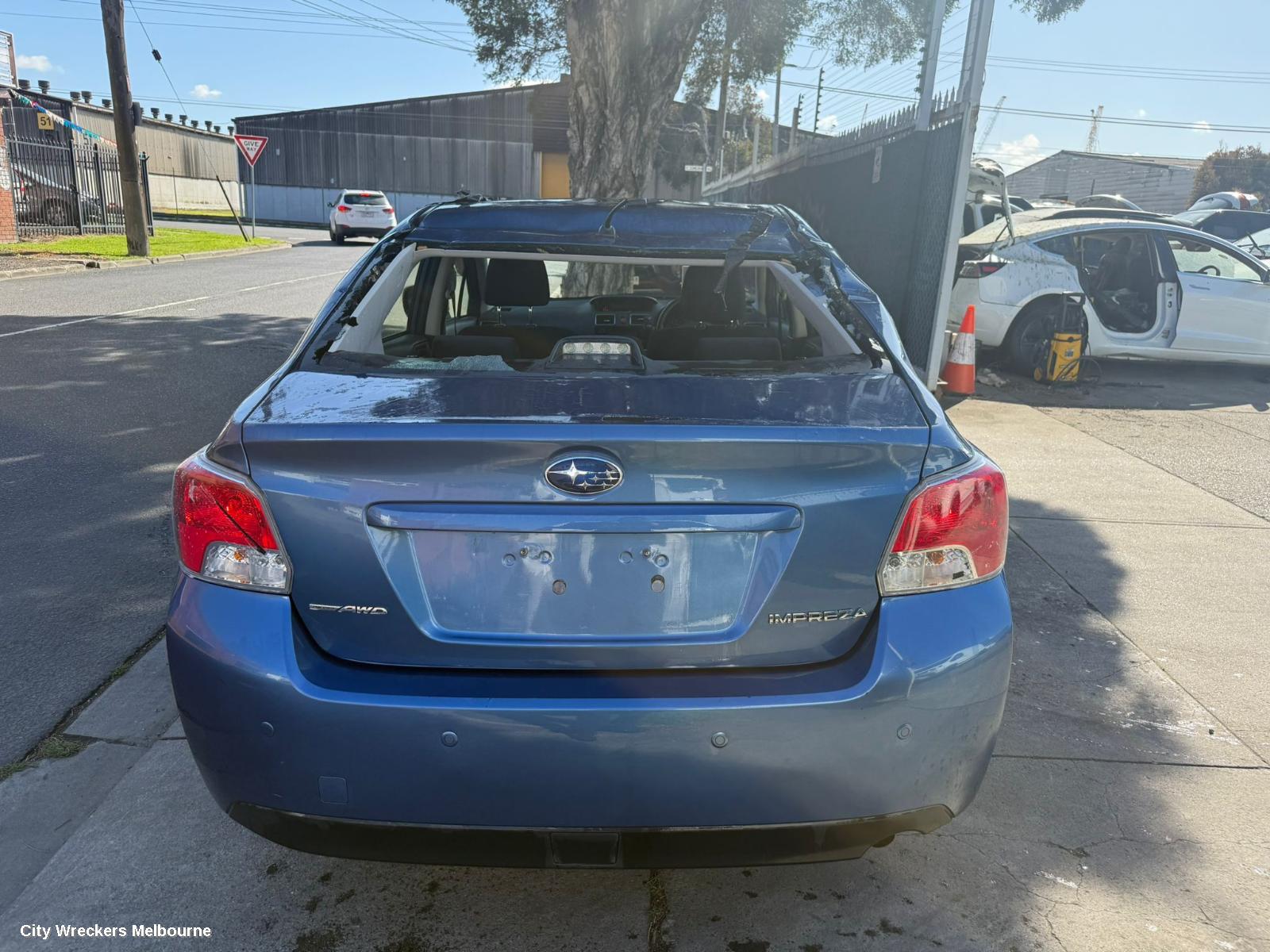 SUBARU IMPREZA BOOTLID/TAILGATE, BOOTLID, G4, NON SPOILERED TYPE, 12/2011 - 08/2017