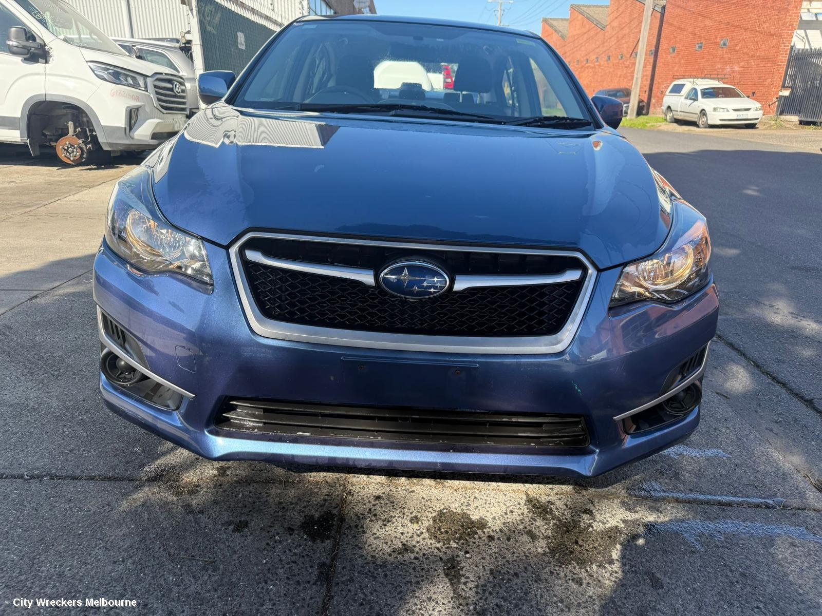 SUBARU IMPREZA BOOTLID/TAILGATE, BOOTLID, G4, NON SPOILERED TYPE, 12/2011 - 08/2017