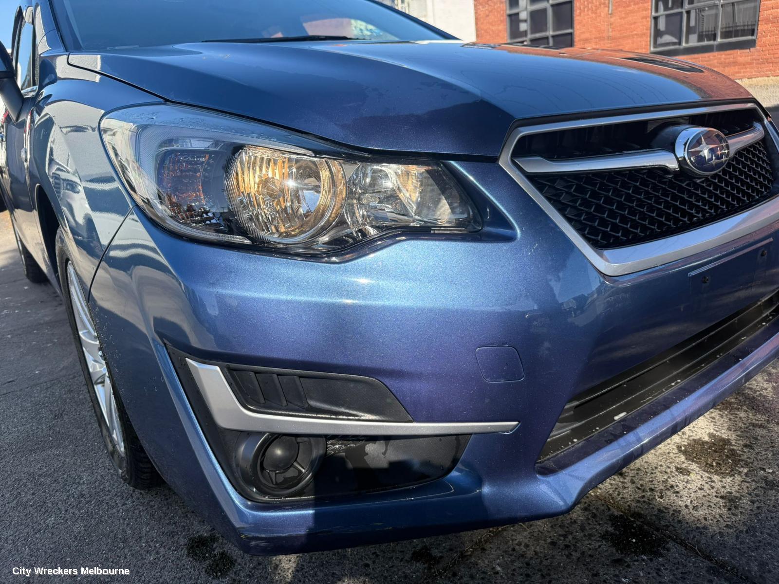 SUBARU IMPREZA BOOTLID/TAILGATE, BOOTLID, G4, NON SPOILERED TYPE, 12/2011 - 08/2017