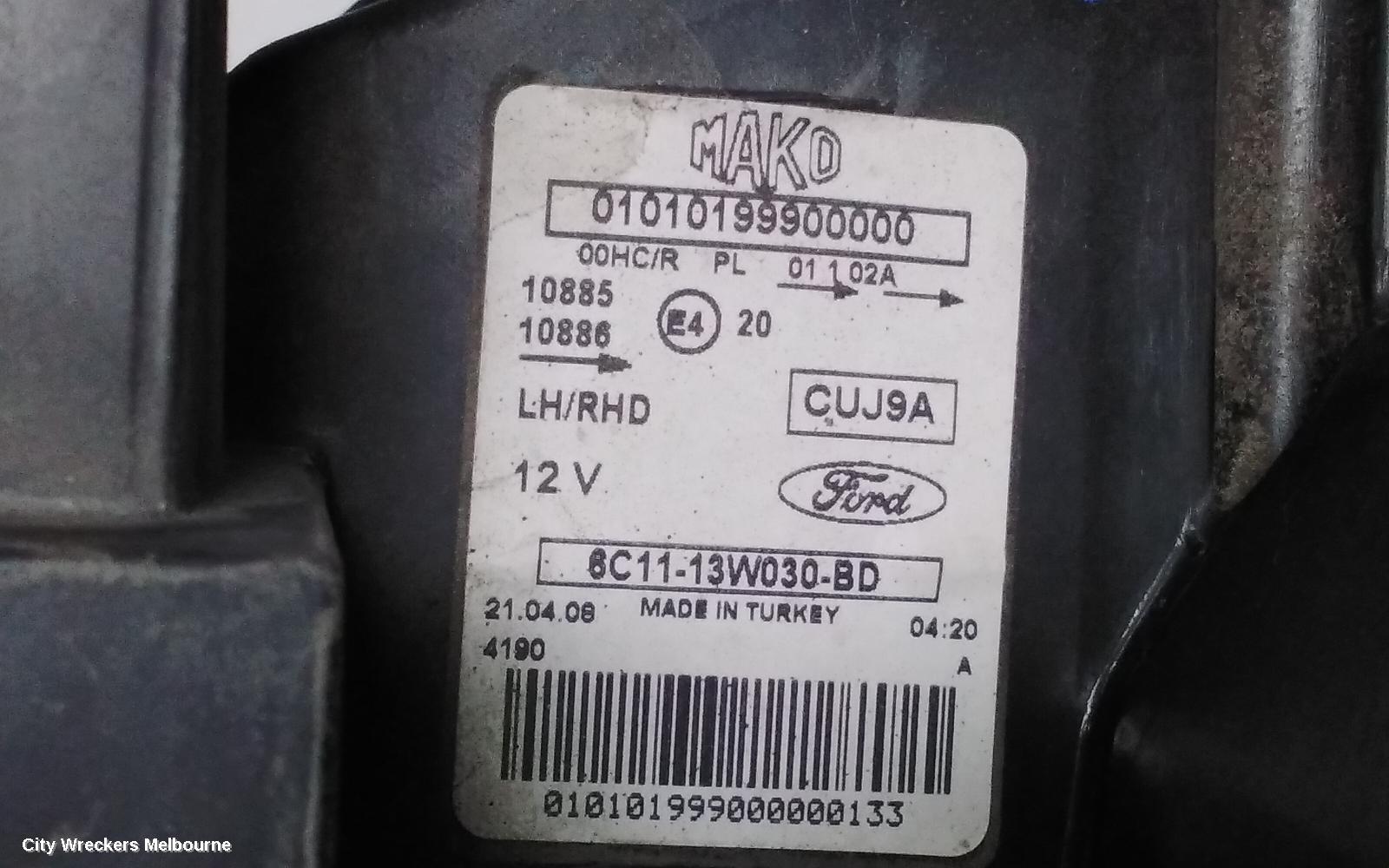 FORD TRANSIT LEFT HEADLAMP, VM SI-II, 09/2006 - 02/2014