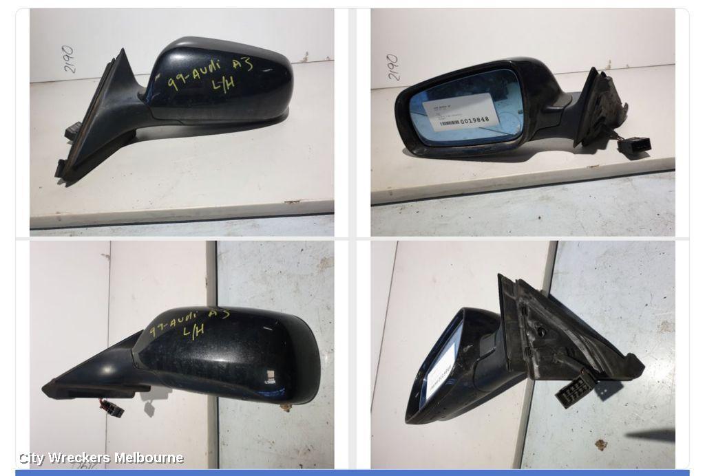 AUDI A3 LEFT DOOR MIRROR, 8L, 5DR HATCH, 05/1997 - 05/2004