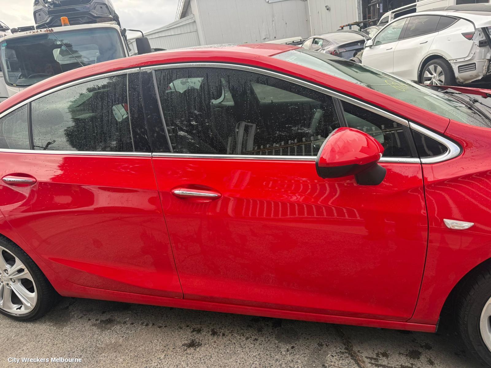 HOLDEN ASTRA LEFT FRONT DOOR, BL, SEDAN, 05/2017 - 12/2020