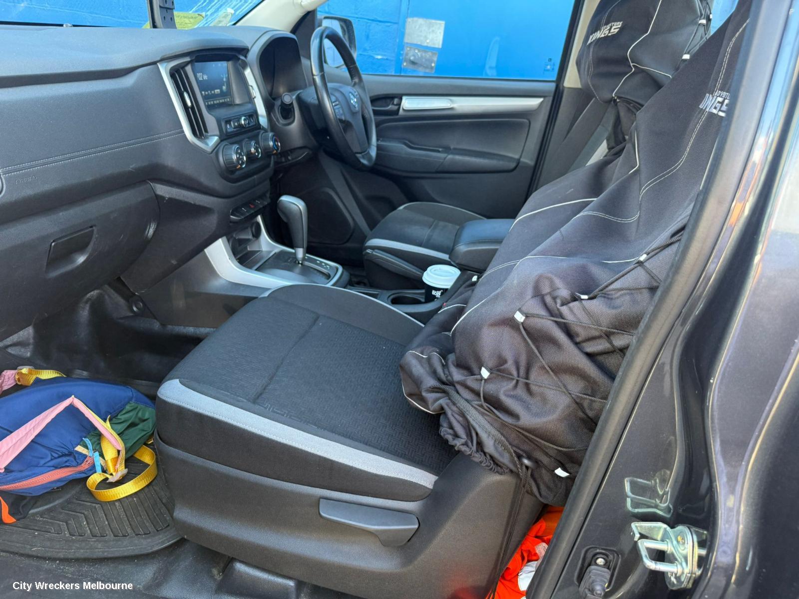 HOLDEN COLORADO CONSOLE, RG, CENTRE CONSOLE LID ONLY, PLASTIC, BLACK, 06/2012 - 12/2020