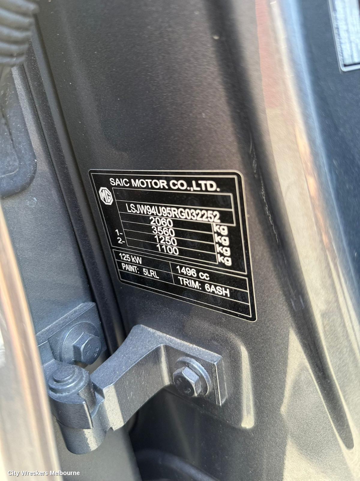 MG HS LEFT DOOR MIRROR, AS33, W/ MANUAL FOLD, NON CAMERA TYPE, COLOUR CODED, 01/2024 ONWARDS