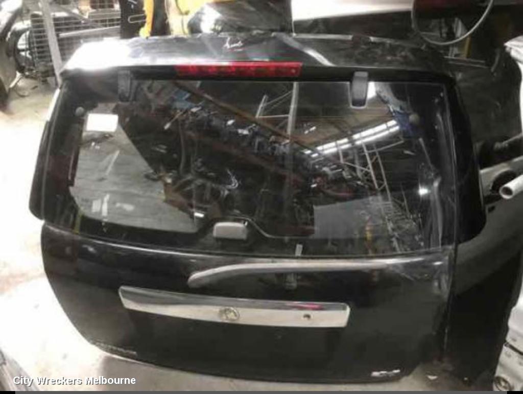 HOLDEN CAPTIVA BOOTLID/TAILGATE, TAILGATE, CG, CX/LX/SX TYPE (4TH LETTER VIN C), 09/2006 - 02/2011