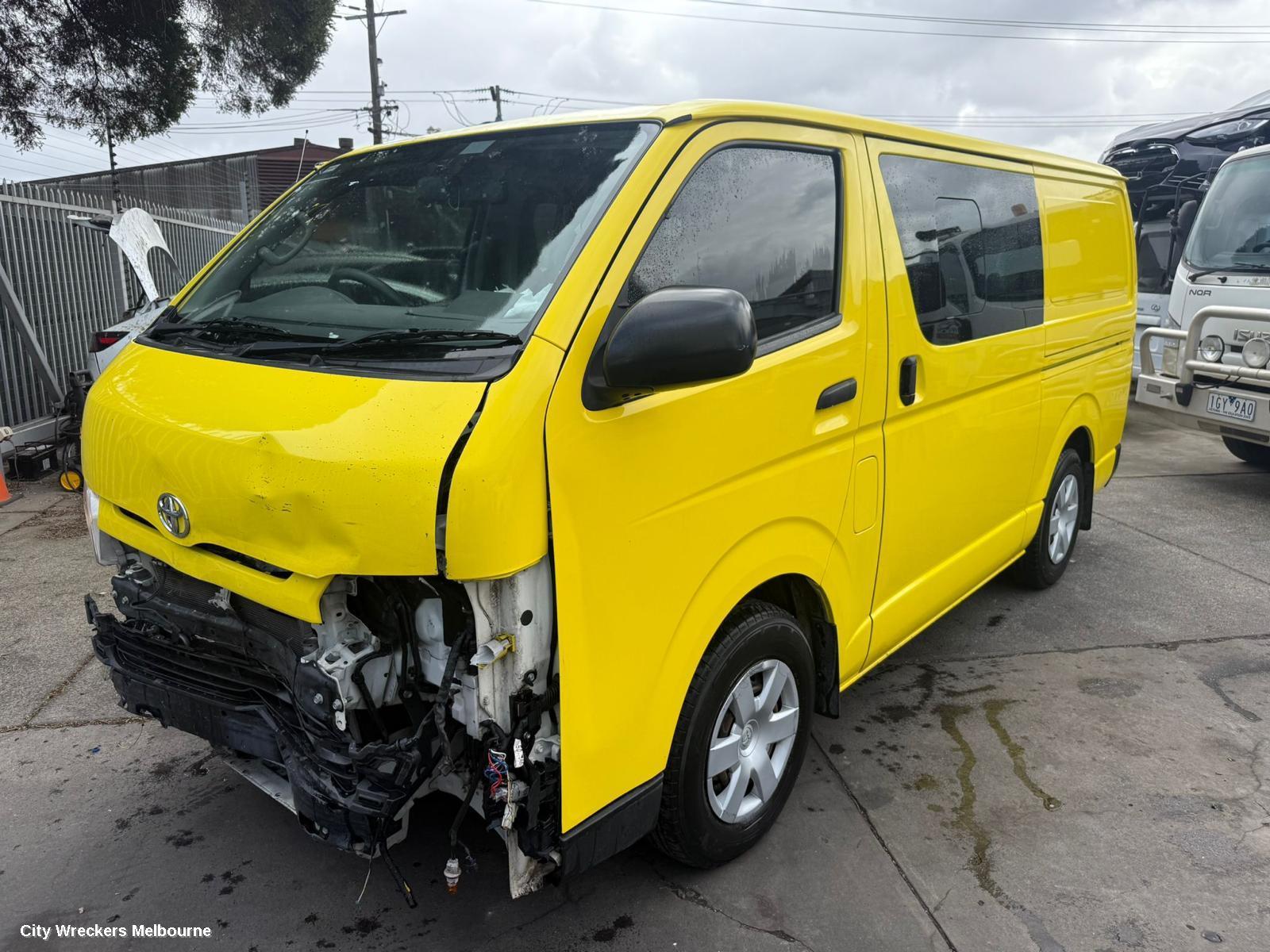 TOYOTA HIACE LEFT FRONT WINDOW REG/MOTOR, DOOR REG AND MOTOR ASSY, TRH/KDH, 01/2005 - 04/2019