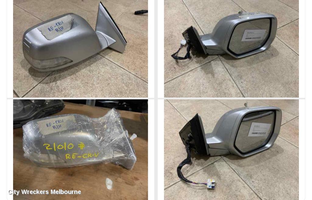 HONDA CRV RIGHT DOOR MIRROR, RE, POWER, 03/2007 - 10/2012