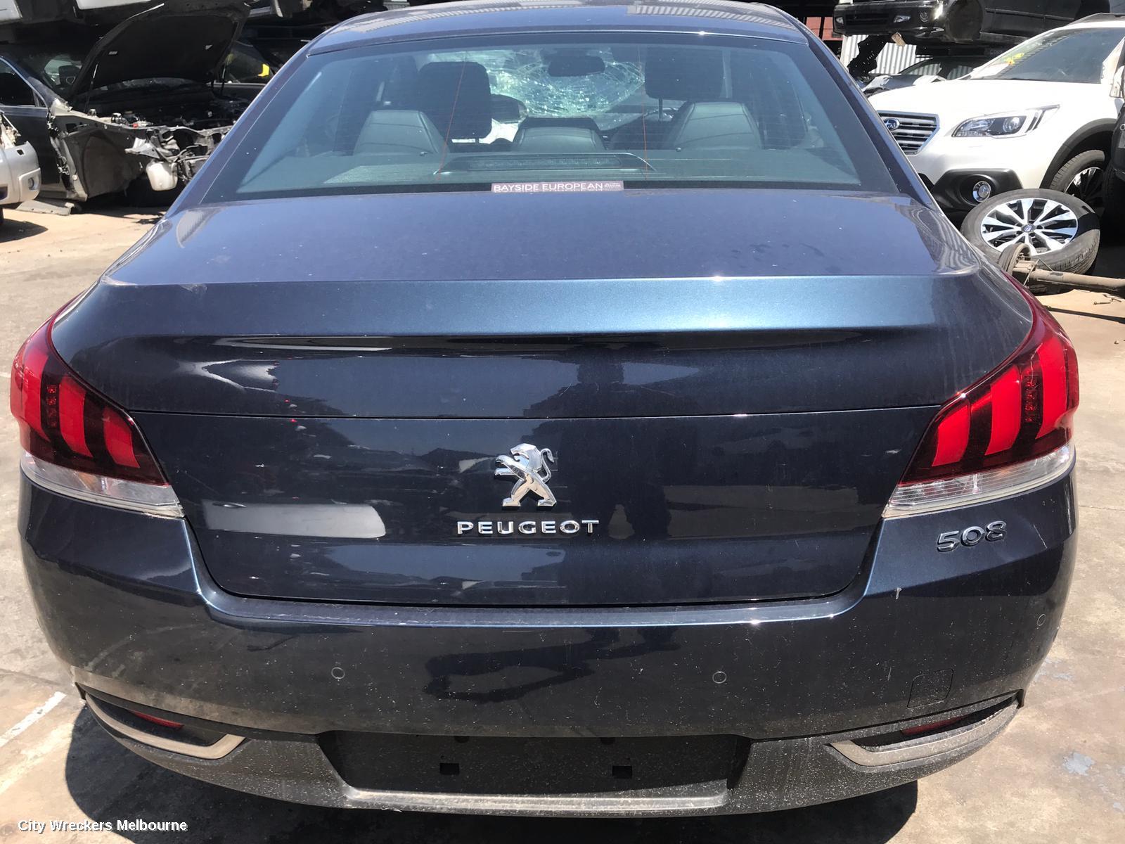 PEUGEOT 508 BOOTLID/TAILGATE, SEDAN, 07/2011 - 12/2017