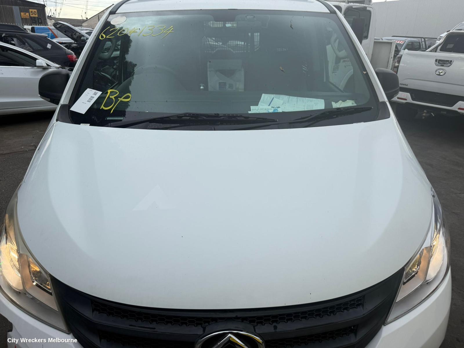 LDV G10 TRANS/GEARBOX, AUTO, DIESEL, 1.9, TURBO, SV7A/SV7C, WAGON/VAN, 04/2015 - 08/2021