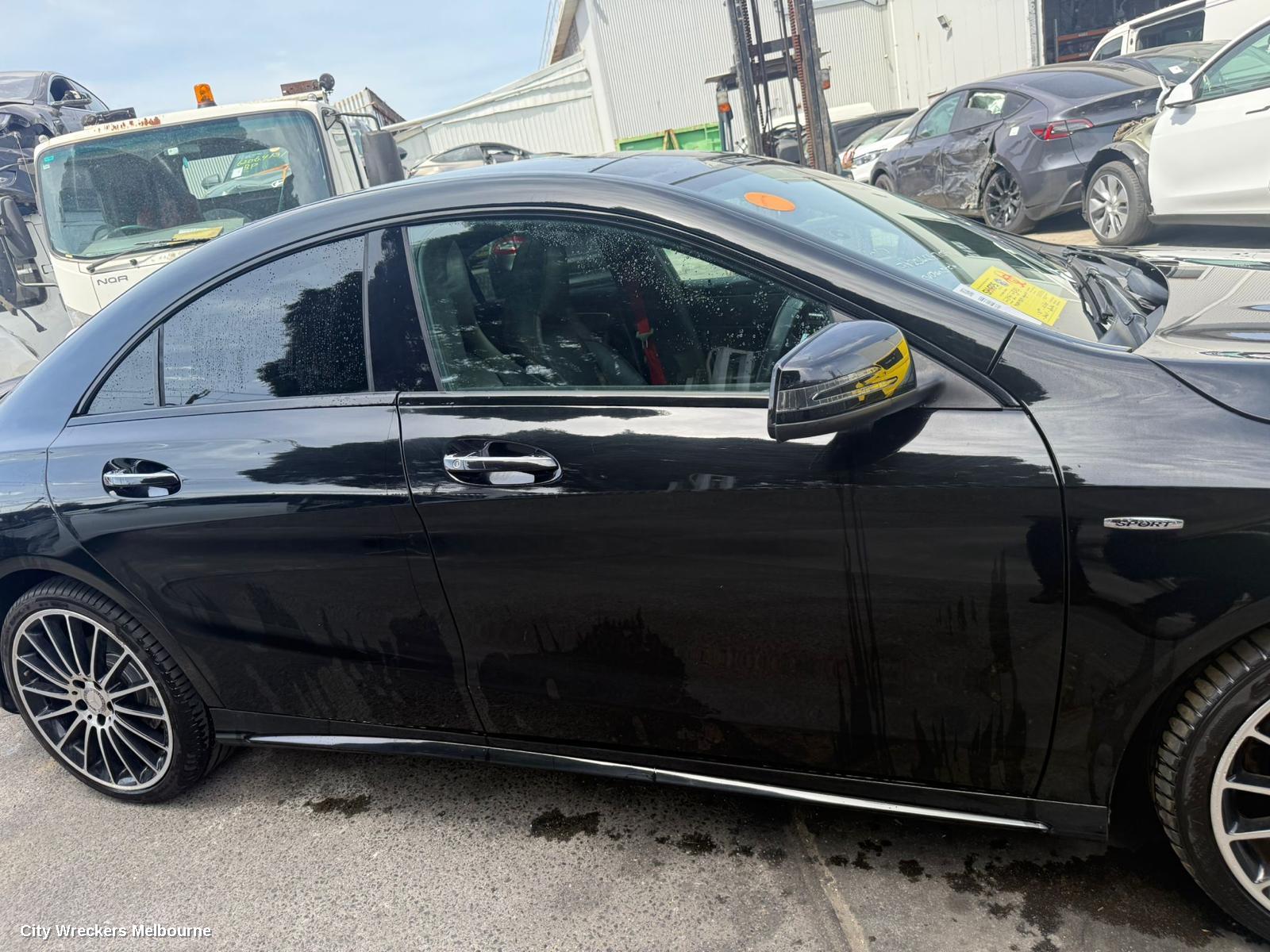 MERCEDES CLA CLASS LEFT HEADLAMP, C117/X117, XENON, NON INTELLIGENT LIGHT SYSTEM TYPE, 09/2013 - 06/2016