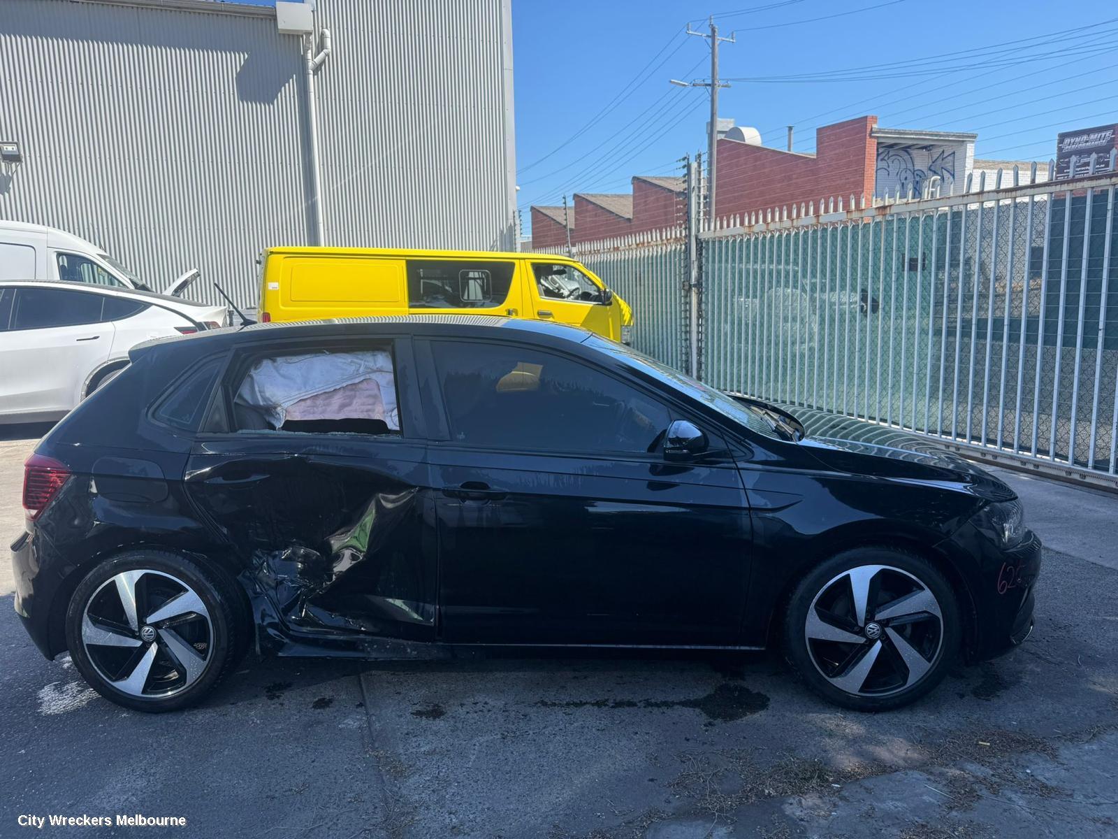 VOLKSWAGEN POLO RIGHT TAILLIGHT, AW, NON LED TYPE, 09/2017 - 01/2022