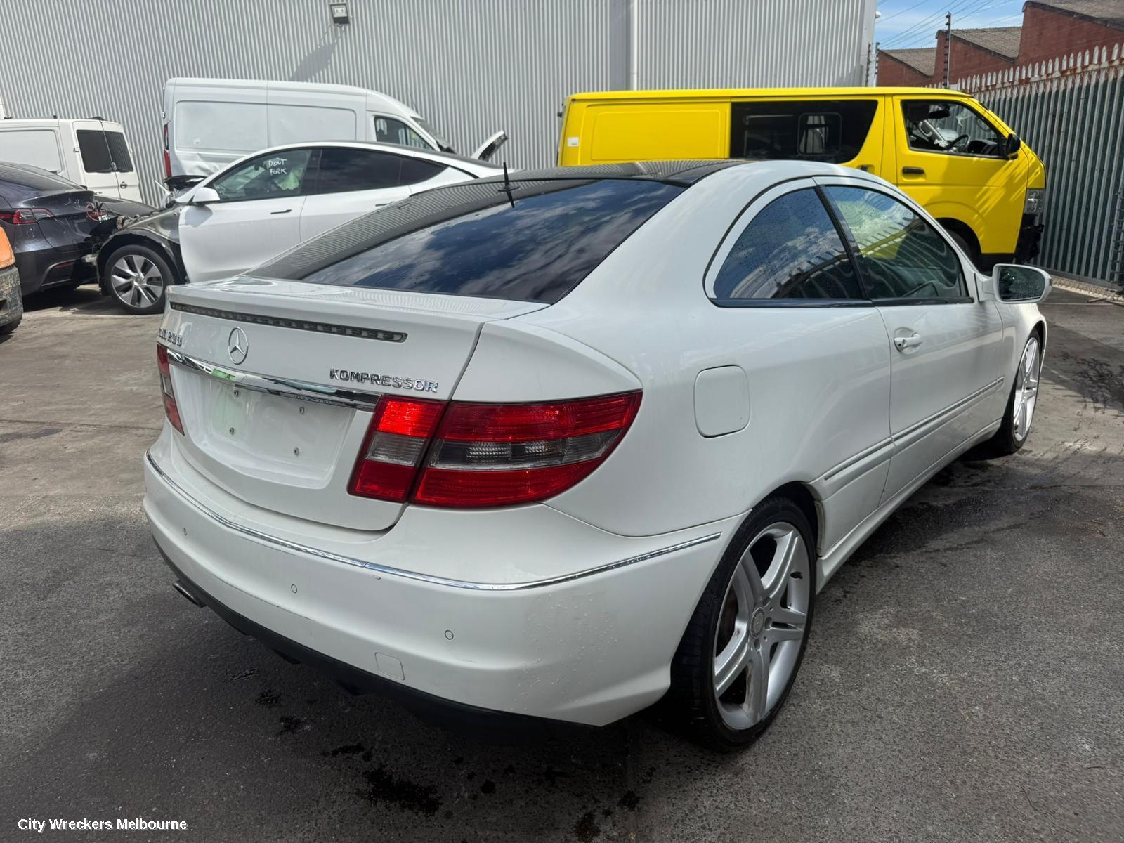 MERCEDES CLC CLASS BOOTLID/TAILGATE, TAILGATE, CL203, 08/2008 - 03/2011