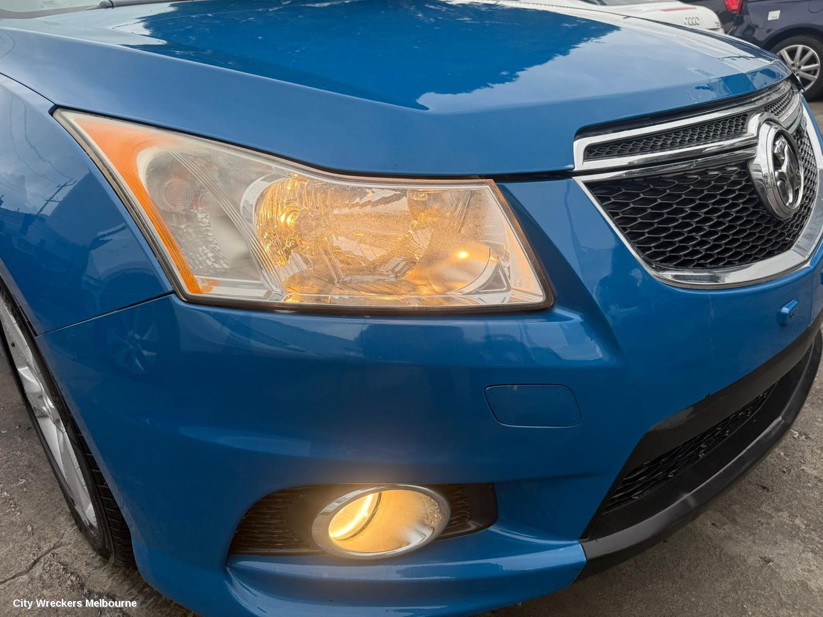 HOLDEN CRUZE LEFT HEADLAMP, JH, 03/2011 - 12/2014