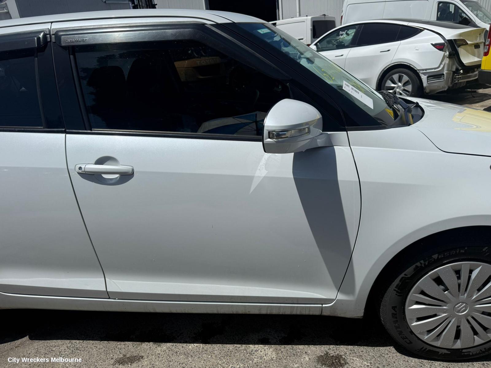SUZUKI SWIFT RIGHT FRONT DOOR, FZ, 08/2010 - 03/2017