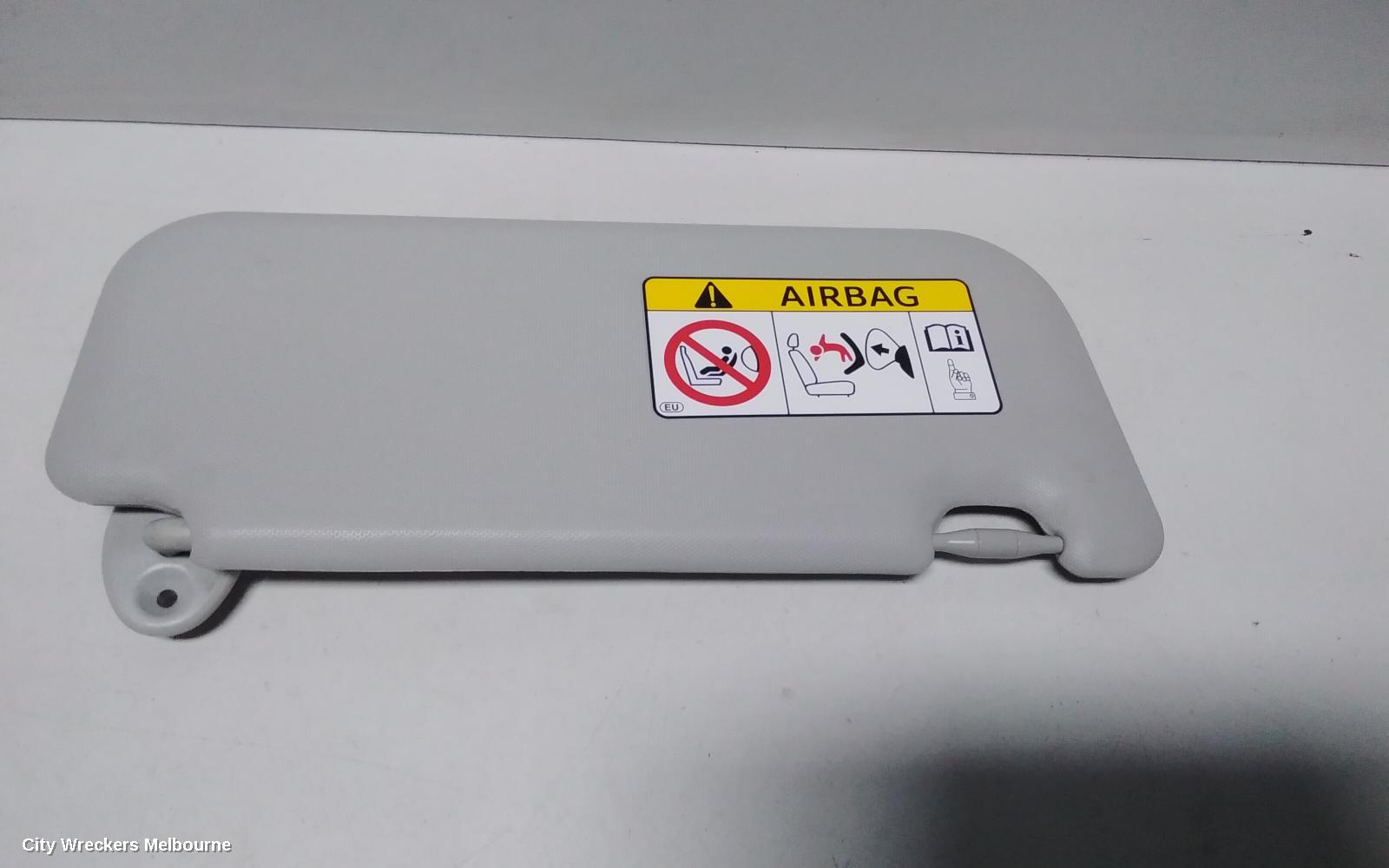 TOYOTA COROLLA SUNVISOR, ZRE182R, LH SIDE, 10/2012 - 06/2018