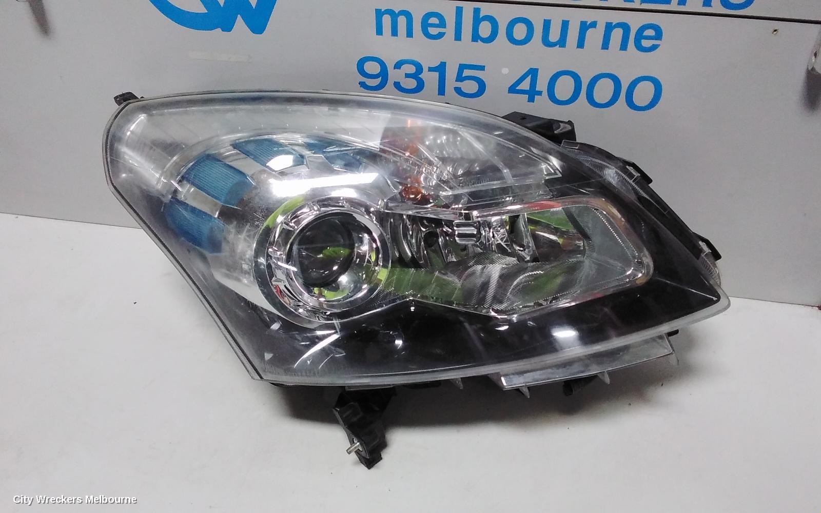 RENAULT KALEOS RIGHT HEADLAMP, H45, 09/2008 - 07/2011