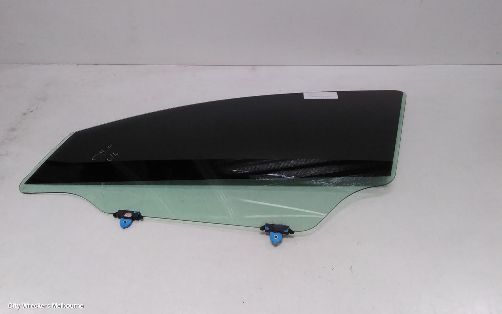 MITSUBISHI 380 LEFT FRONT DOOR WINDOW, DB, 09/2005 - 03/2008