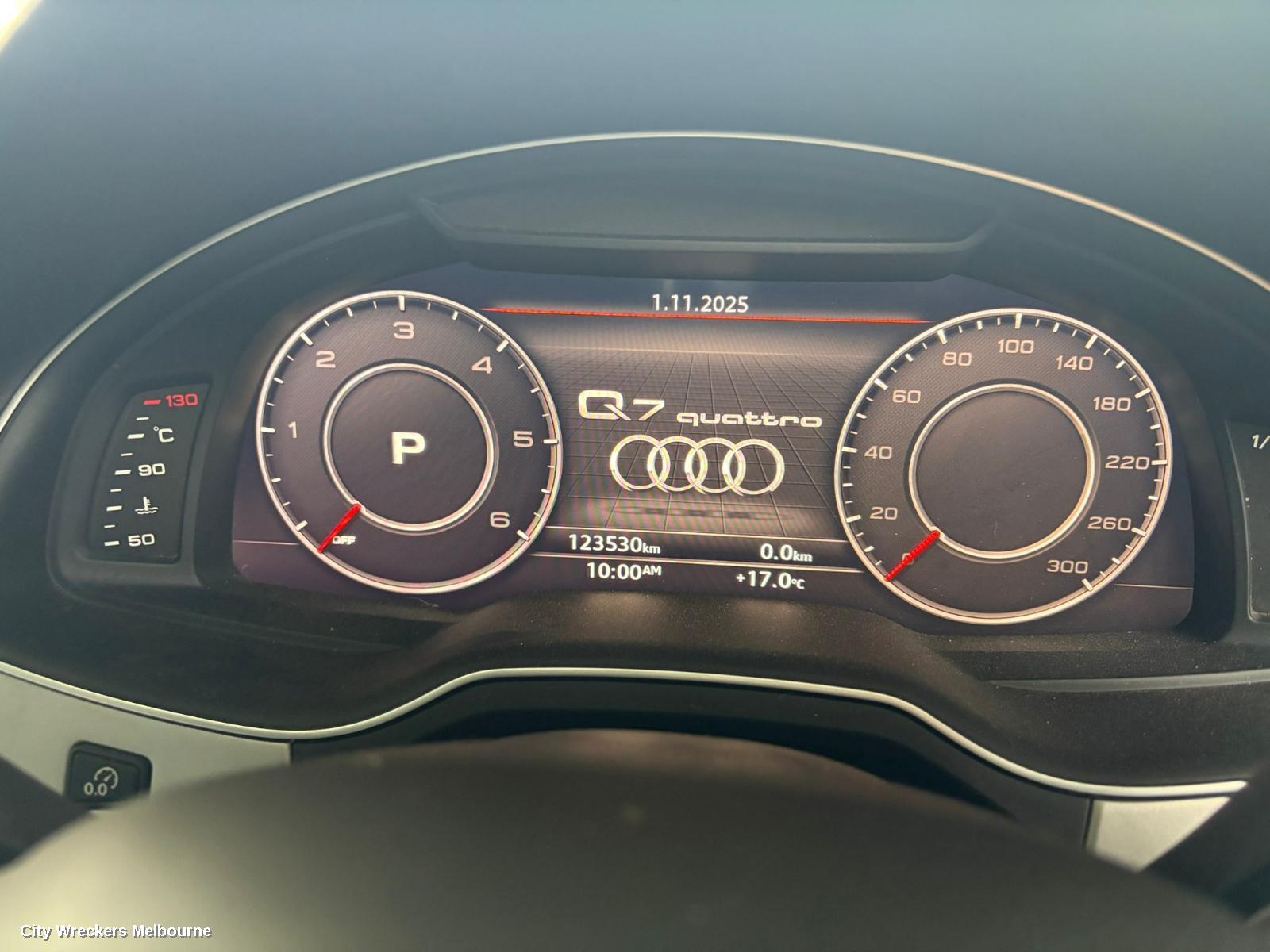 AUDI Q7 ALTERNATOR, 4M, DIESEL, 3.0, TURBO, 210AMP, DENSO BRAND, 07/2015 - 03/2020