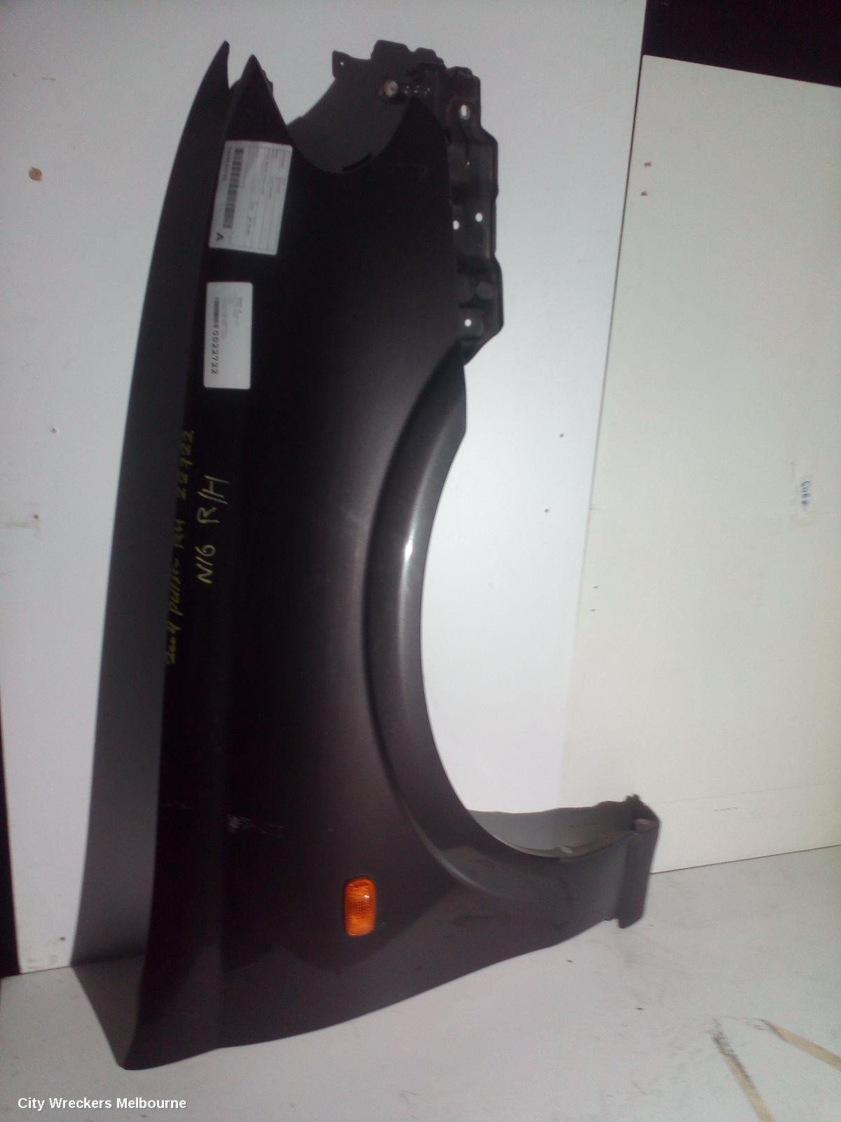 NISSAN PULSAR RIGHT GUARD, N16 SII, SEDAN, 08/2003 - 12/2005