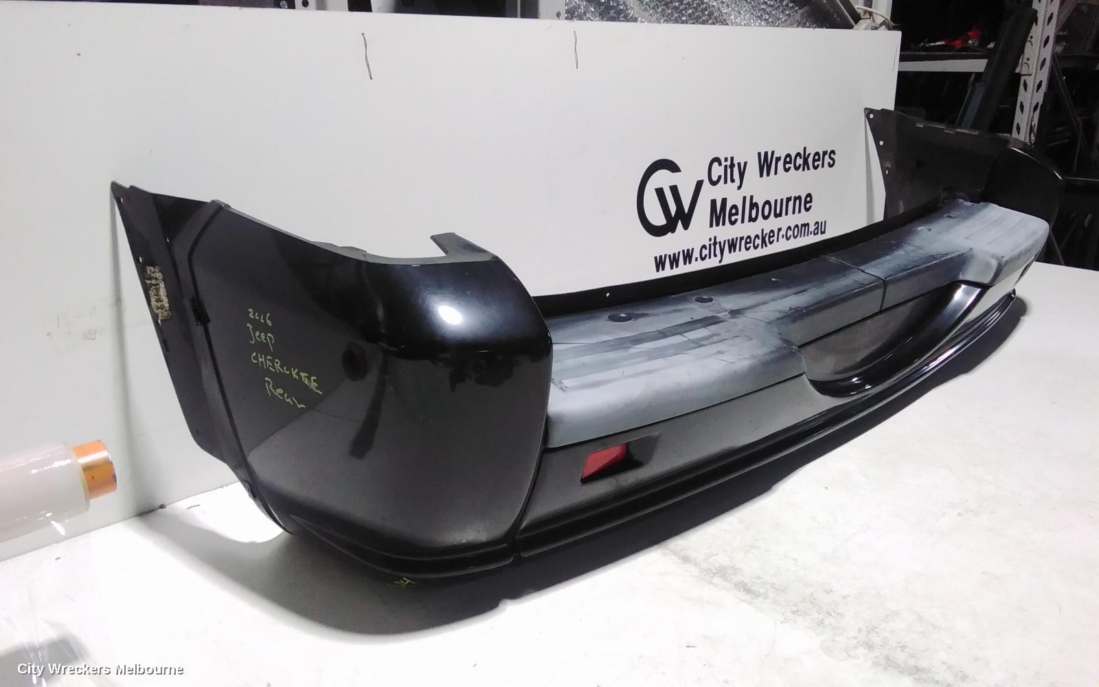 JEEP CHEROKEE REAR BUMPER, KJ, PAINTED, 09/2001 - 11/2007