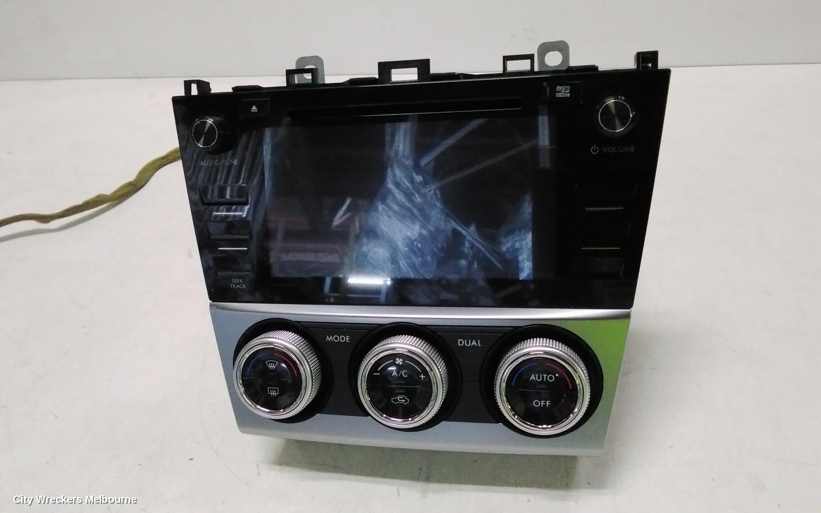 SUBARU IMPREZA RADIO/CD/DVD/SAT/TV, SAT NAV HEAD UNIT, W/ DISPLAY UNIT, 6.1IN, FM265KH, G4, 12/2011 - 08/2017