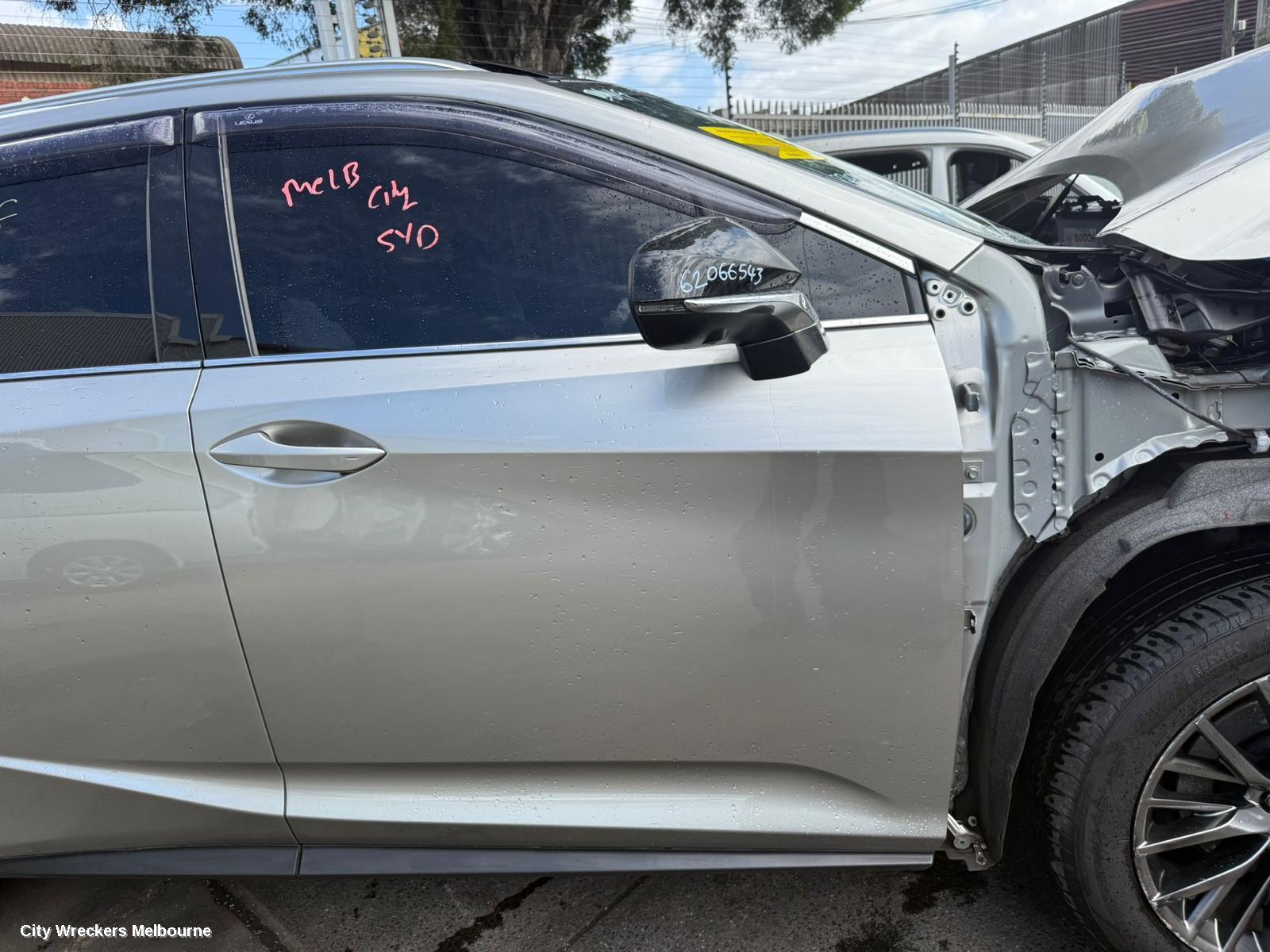 LEXUS RX SERIES DOOR TRIM, LH REAR, AL20, 09/2015 ONWARDS