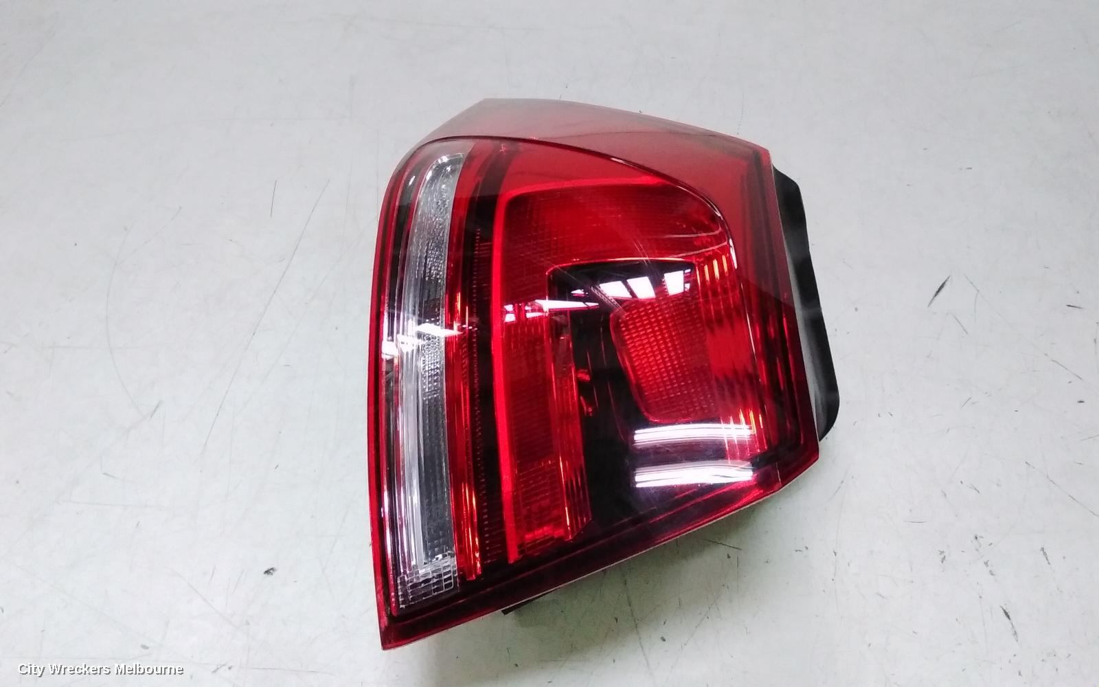 VOLKSWAGEN GOLF LEFT TAILLIGHT, GEN 7, HATCH, GTI/R-LINE/HIGHLINE, NON LED TYPE, 10/2013 - 03/2017