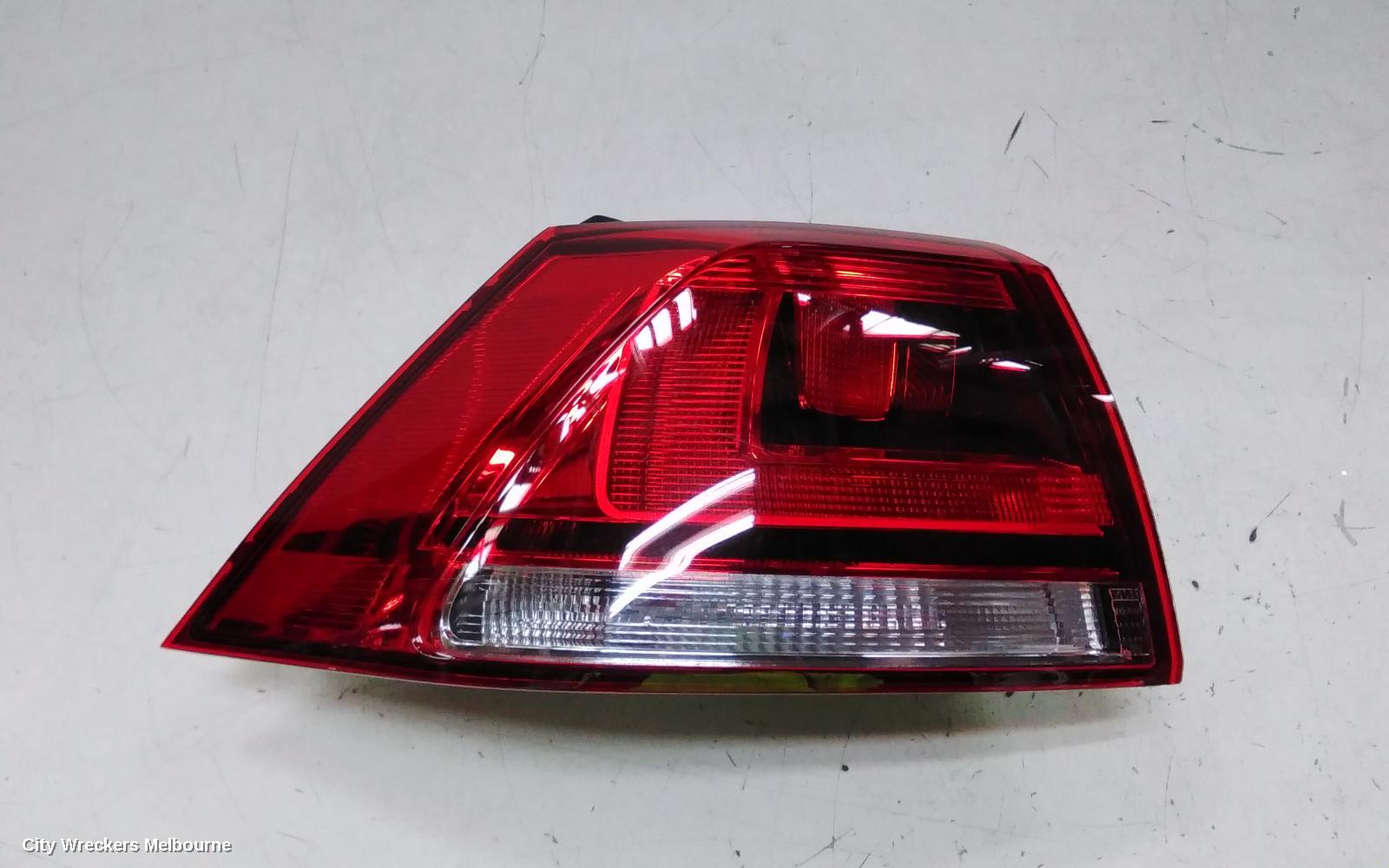 VOLKSWAGEN GOLF LEFT TAILLIGHT, GEN 7, HATCH, GTI/R-LINE/HIGHLINE, NON LED TYPE, 10/2013 - 03/2017