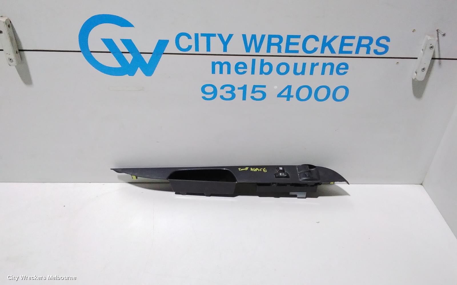 TOYOTA HIACE PWR DR WIND SWITCH, RH FRONT (MASTER SWITCH), TRH/KDH, 03/2005 - 02/2014