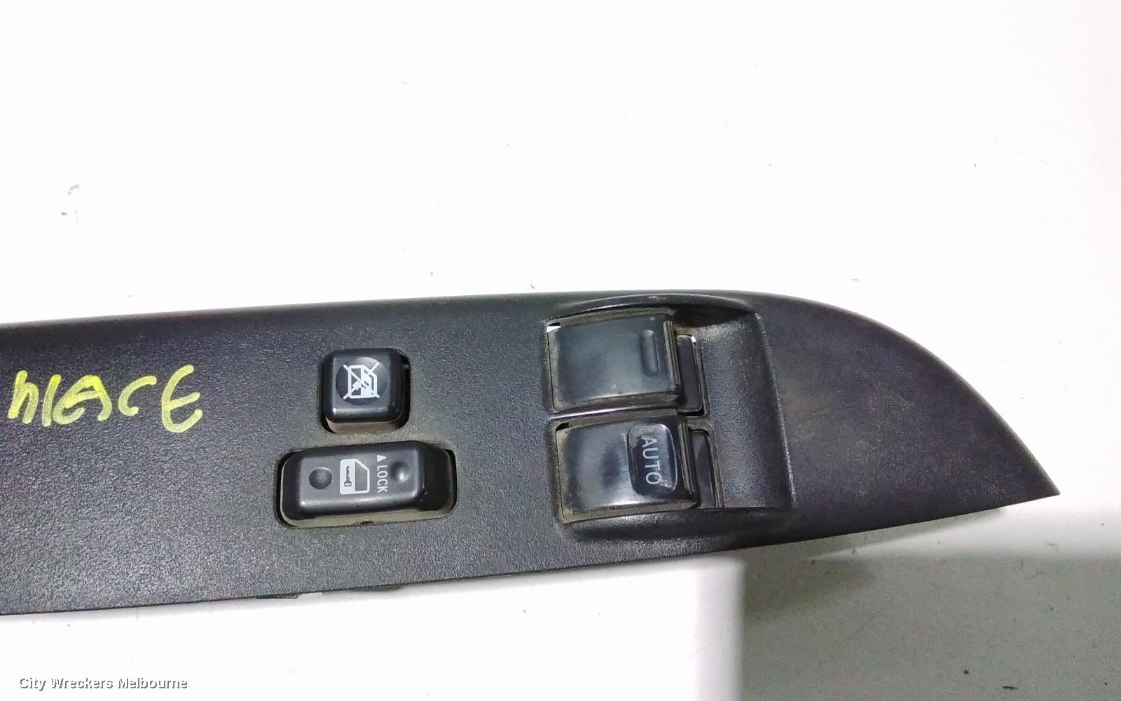 TOYOTA HIACE PWR DR WIND SWITCH, RH FRONT (MASTER SWITCH), TRH/KDH, 03/2005 - 02/2014