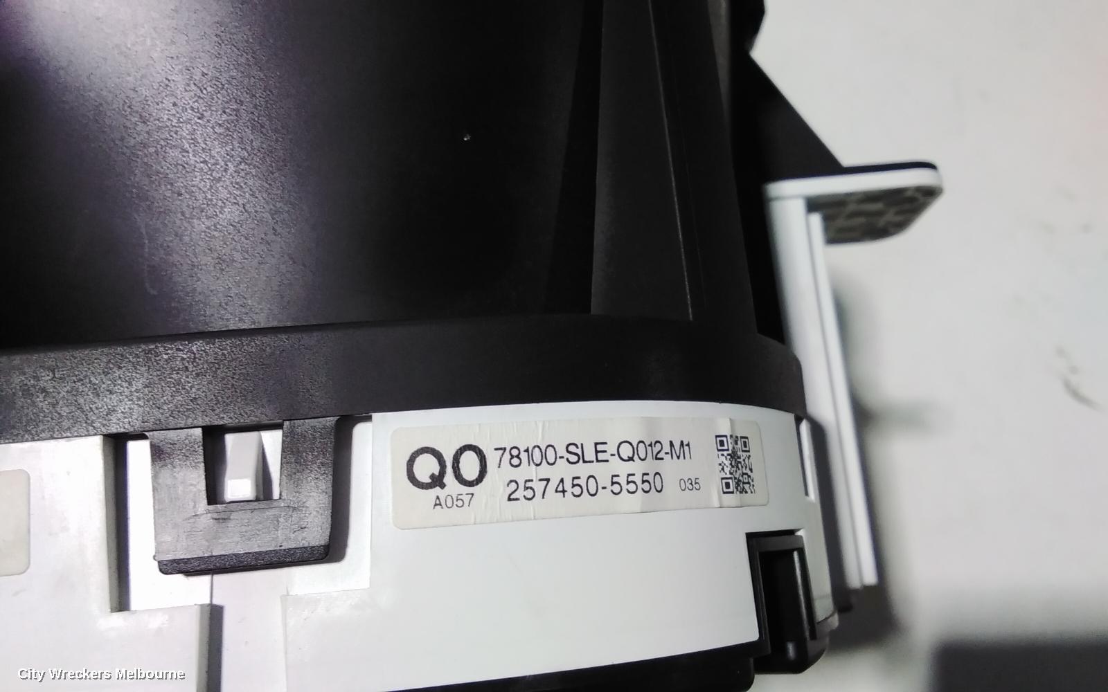 HONDA ODYSSEY INSTRUMENT CLUSTER, RB3, 04/2009 - 12/2013