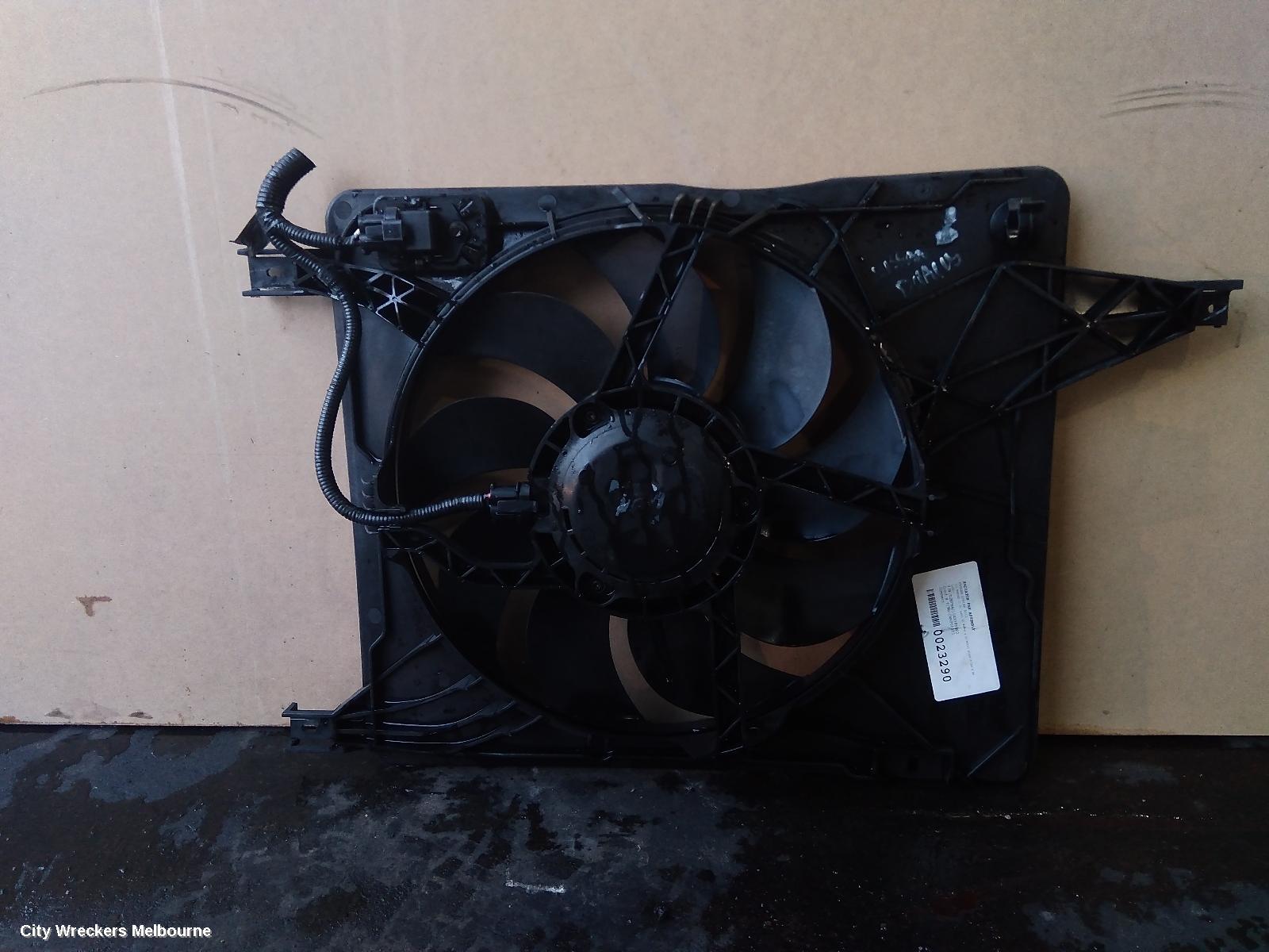 NISSAN DUALIS FAN, RADIATOR FAN, J10, 01/2010 - 05/2014
