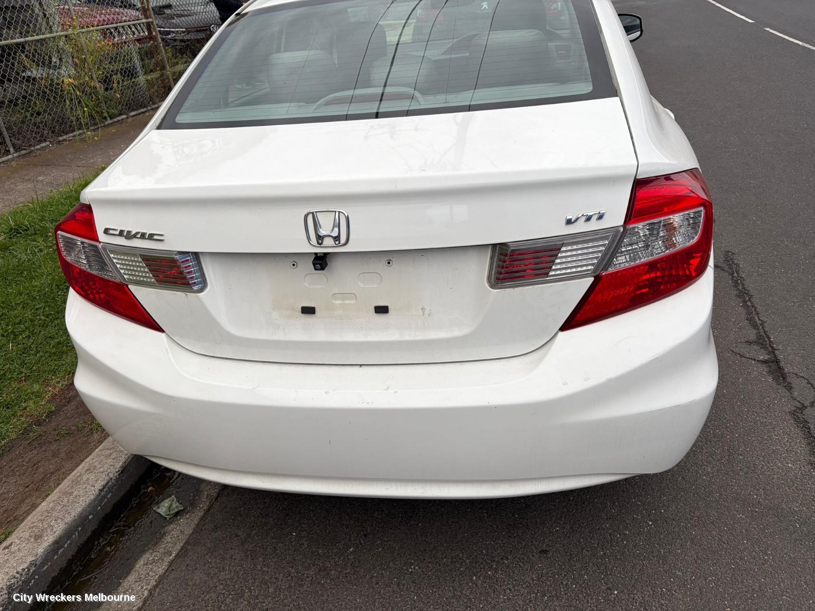 HONDA CIVIC BOOTLID/TAILGATE, BOOTLID, 9TH GEN, SEDAN (VIN JHMFB/MRHFB), VTI/VTI-L/VTI-LN, 02/2012 - 03/2014