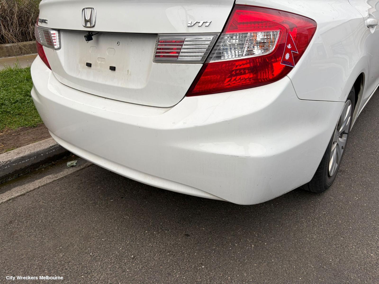 HONDA CIVIC BOOTLID/TAILGATE, BOOTLID, 9TH GEN, SEDAN (VIN JHMFB/MRHFB), VTI/VTI-L/VTI-LN, 02/2012 - 03/2014