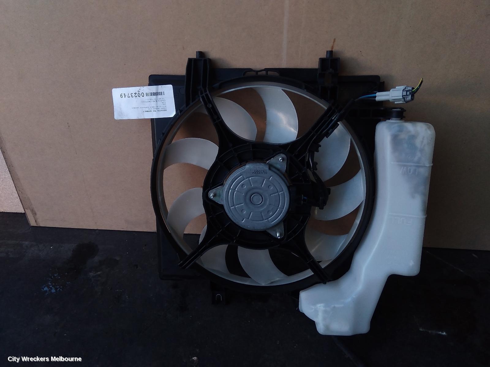 SUBARU IMPREZA FAN, A/C FAN, 2.0, G4, 12/2011 - 10/2016