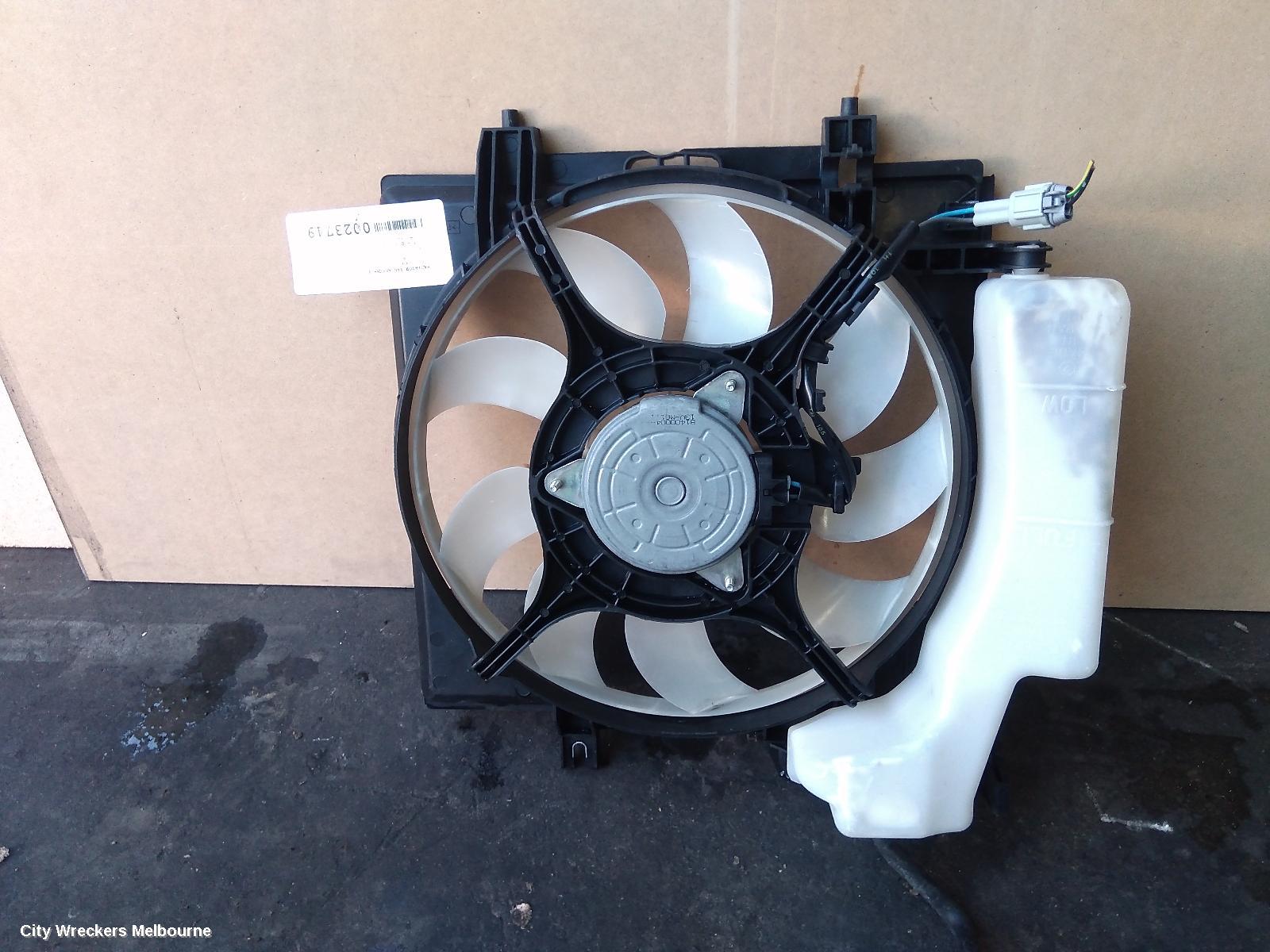 SUBARU IMPREZA FAN, A/C FAN, 2.0, G4, 12/2011 - 10/2016