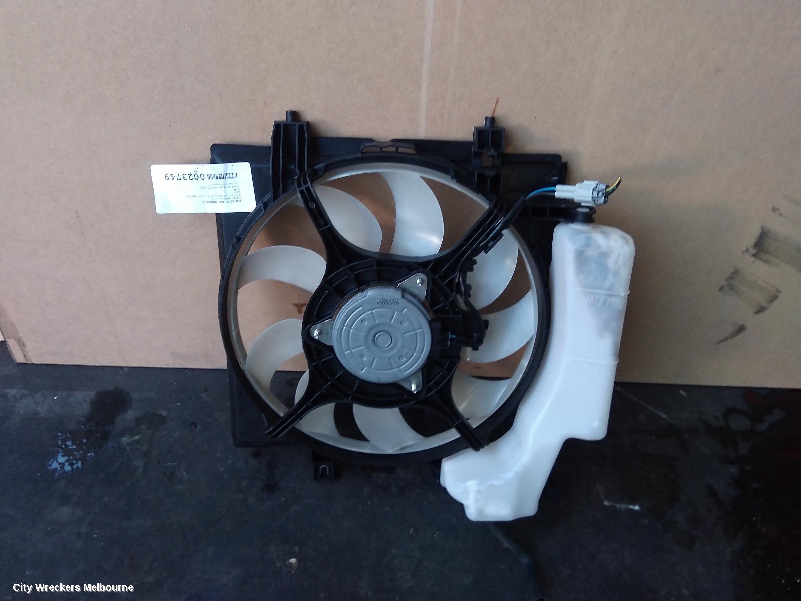 SUBARU IMPREZA FAN, A/C FAN, 2.0, G4, 12/2011 - 10/2016