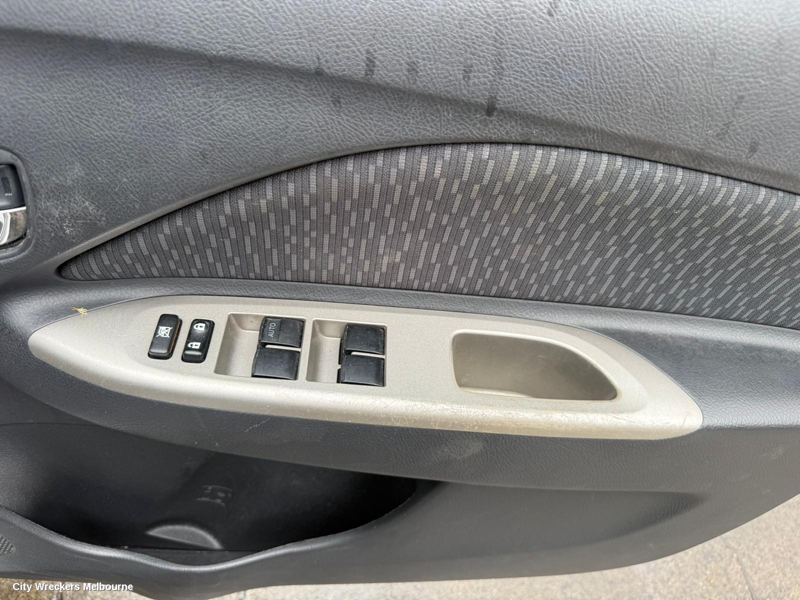 TOYOTA YARIS RIGHT REAR DOOR, NCP9#, SEDAN, 03/2006 - 06/2016 (AUS ONLY)