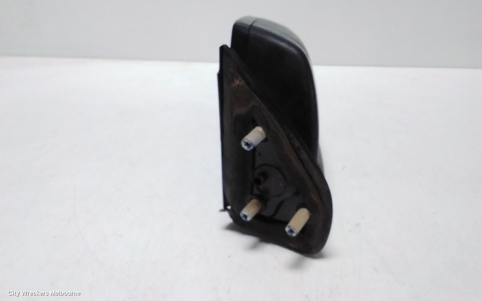 FORD RANGER LEFT DOOR MIRROR, MANUAL, CAB CHASSIS, BLACK, PJ, 12/2006 - 03/2009