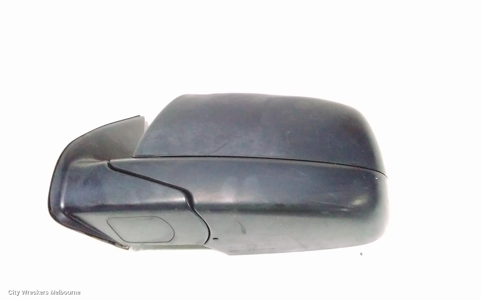FORD RANGER LEFT DOOR MIRROR, MANUAL, CAB CHASSIS, BLACK, PJ, 12/2006 - 03/2009