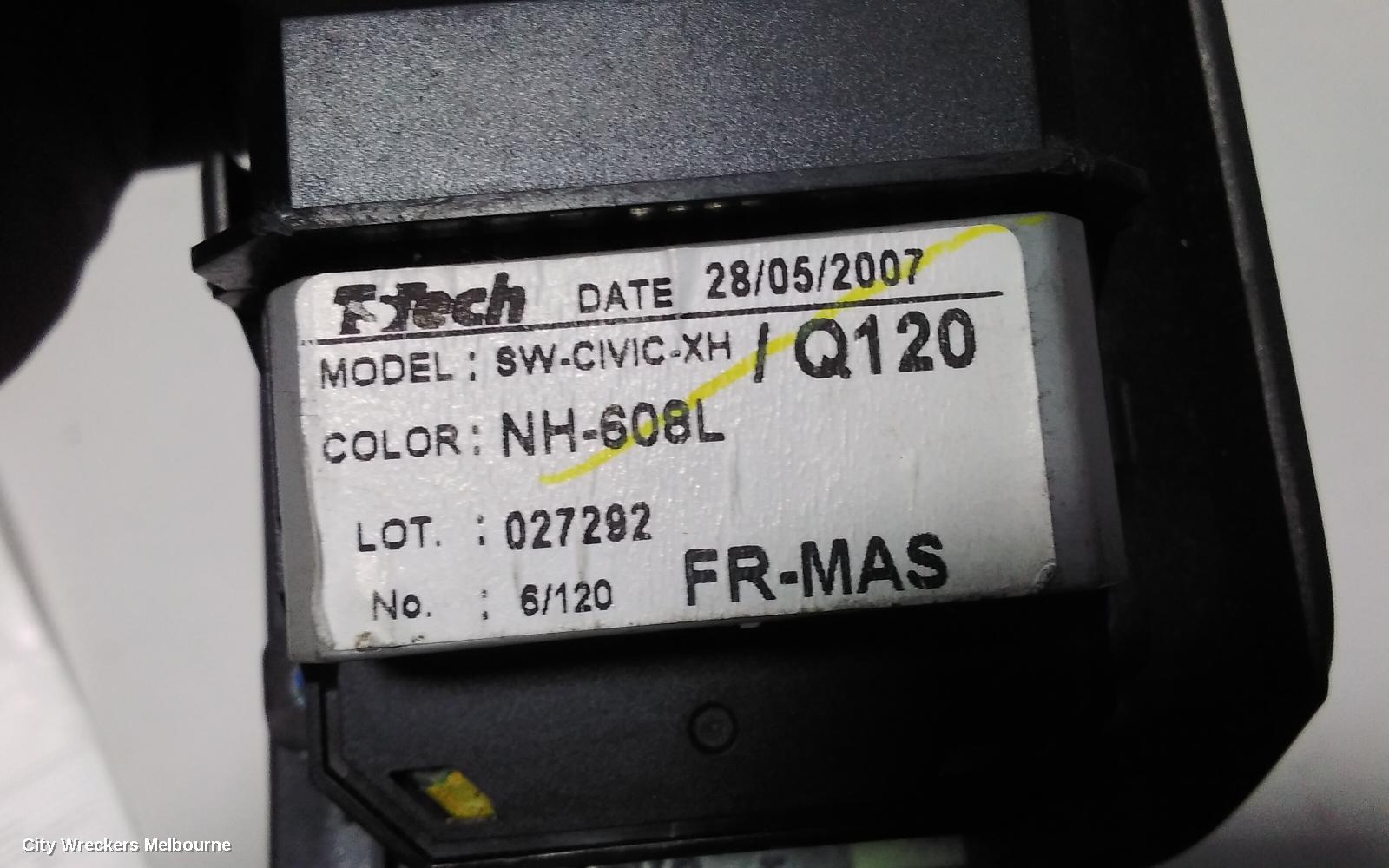 HONDA CIVIC PWR DR WIND SWITCH, RH FRONT (MASTER SWITCH), SEDAN, 8TH GEN, 02/2006 - 12/2011