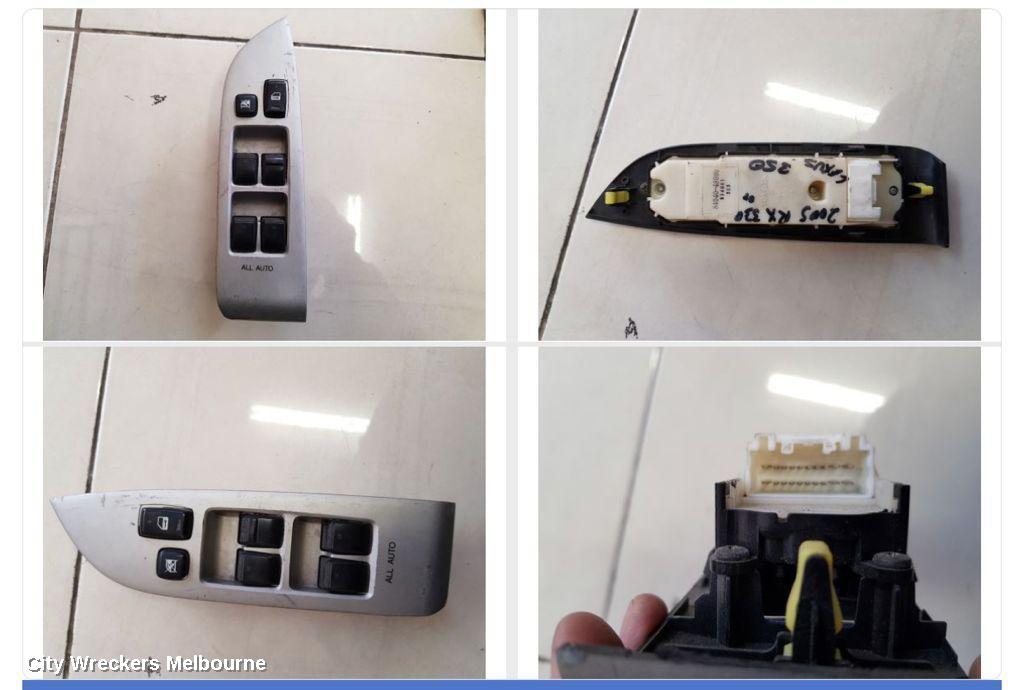 LEXUS RX330 PWR DR WIND SWITCH, RH FRONT (MASTER SWITCH), 04/2003 - 11/2005