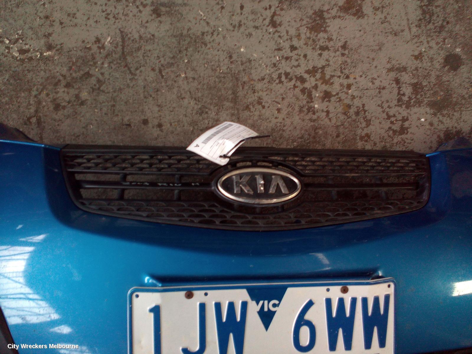 KIA RIO GRILLE, RADIATOR GRILLE, JB, HATCH, 08/2005 - 07/2009