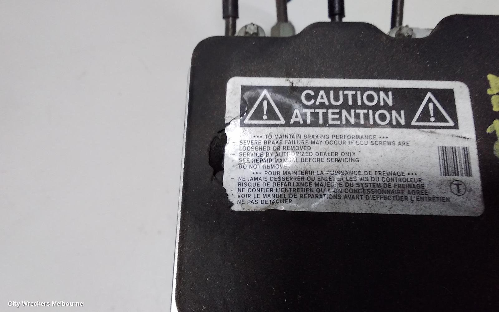 TOYOTA AURION ABS PUMP/MODULATOR, GSV40R, 10/2006 - 03/2012