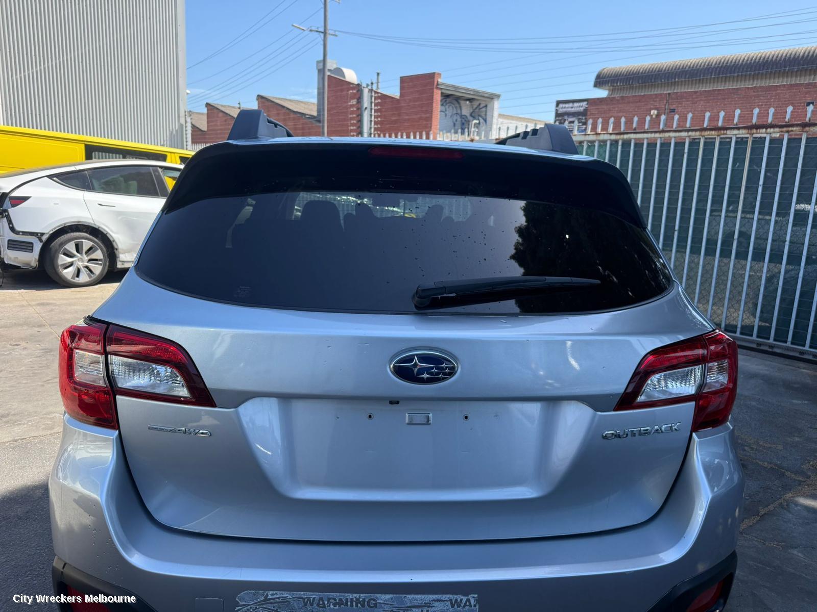 SUBARU OUTBACK FRONT BUMPER, 6TH GEN, W/ PARK SENSOR & H/LAMP WASHER TYPE, 08/2014 - 12/2017