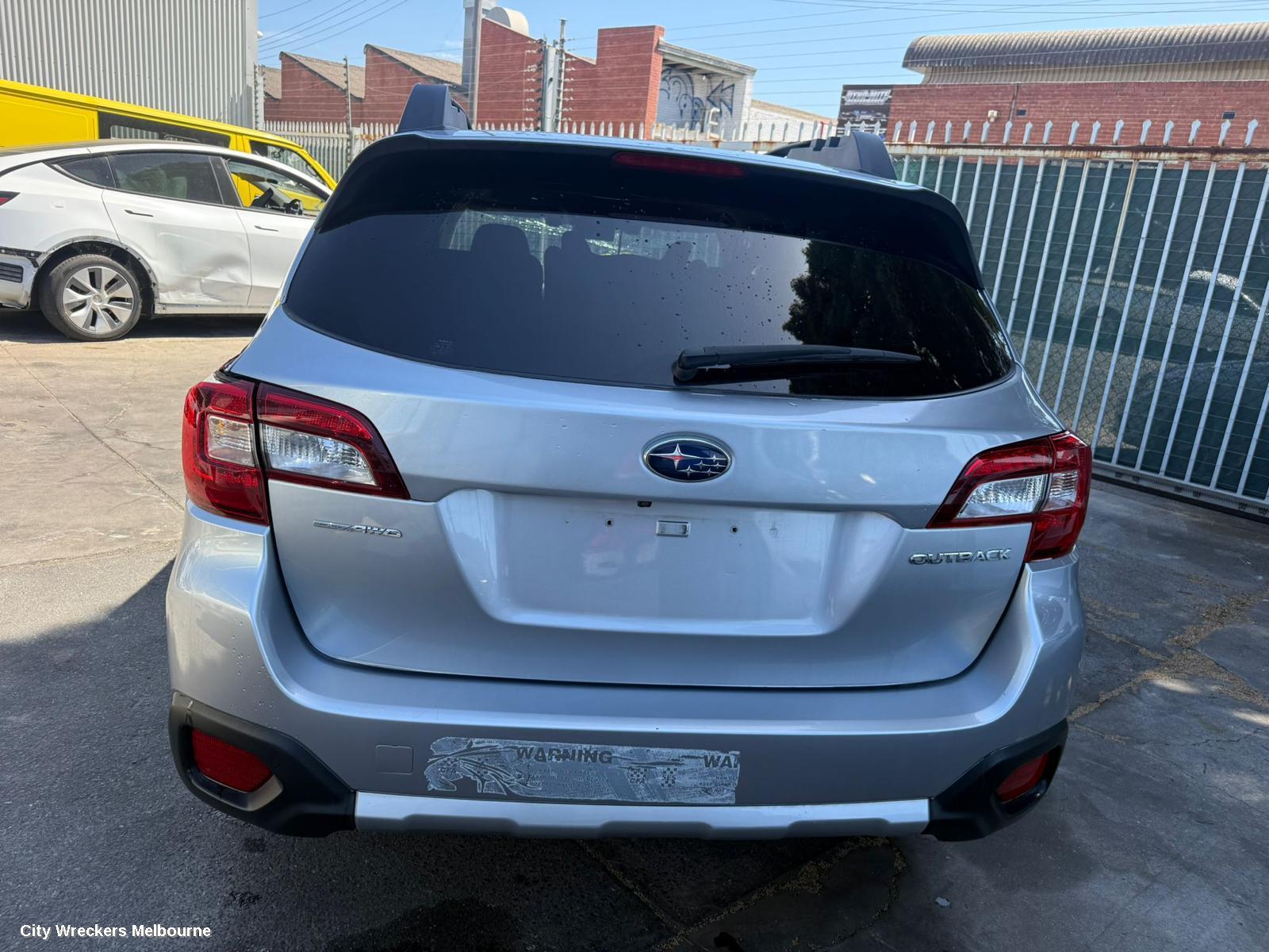 SUBARU OUTBACK FRONT BUMPER, 6TH GEN, W/ PARK SENSOR & H/LAMP WASHER TYPE, 08/2014 - 12/2017