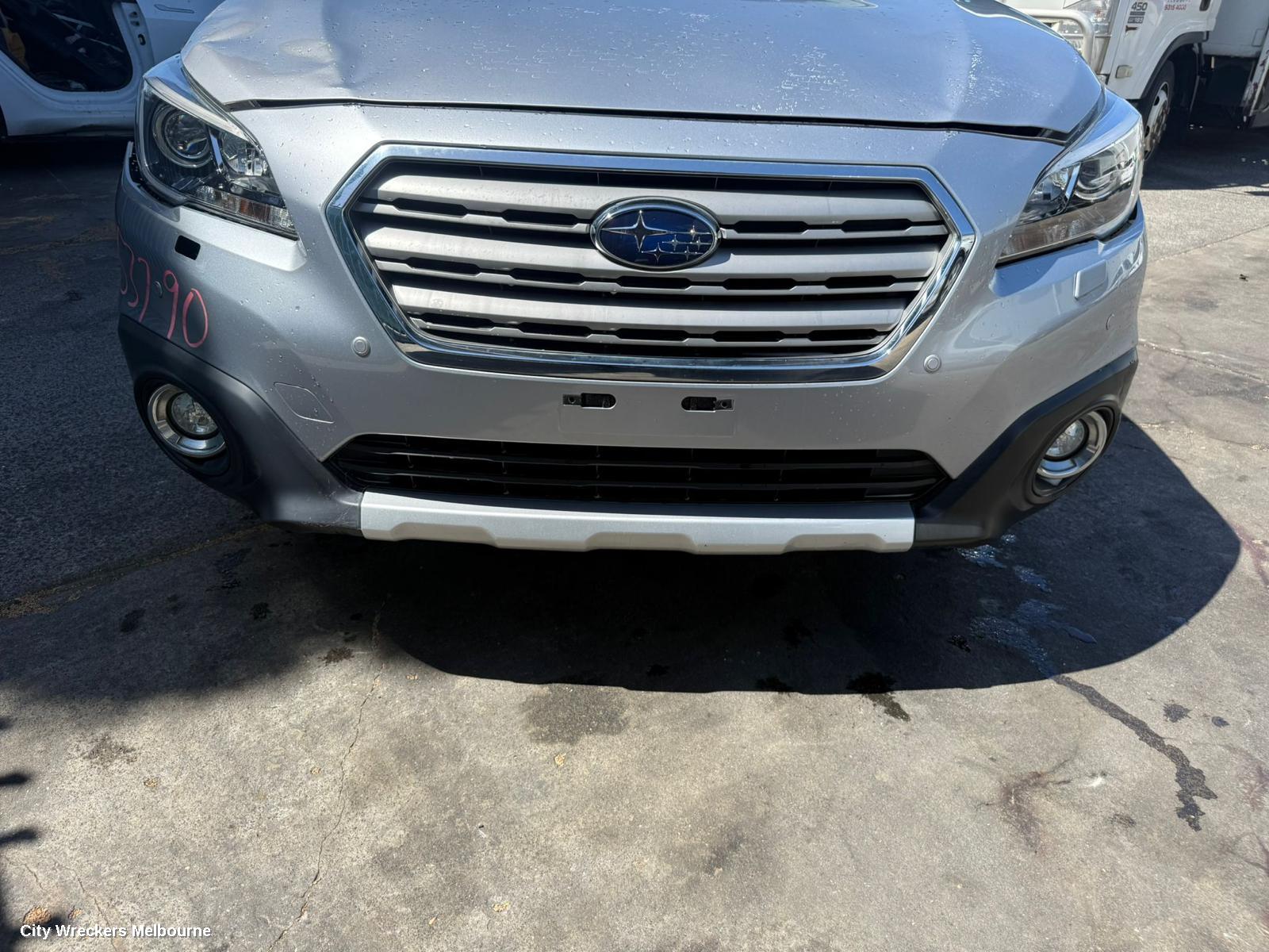 SUBARU OUTBACK FRONT BUMPER, 6TH GEN, W/ PARK SENSOR & H/LAMP WASHER TYPE, 08/2014 - 12/2017