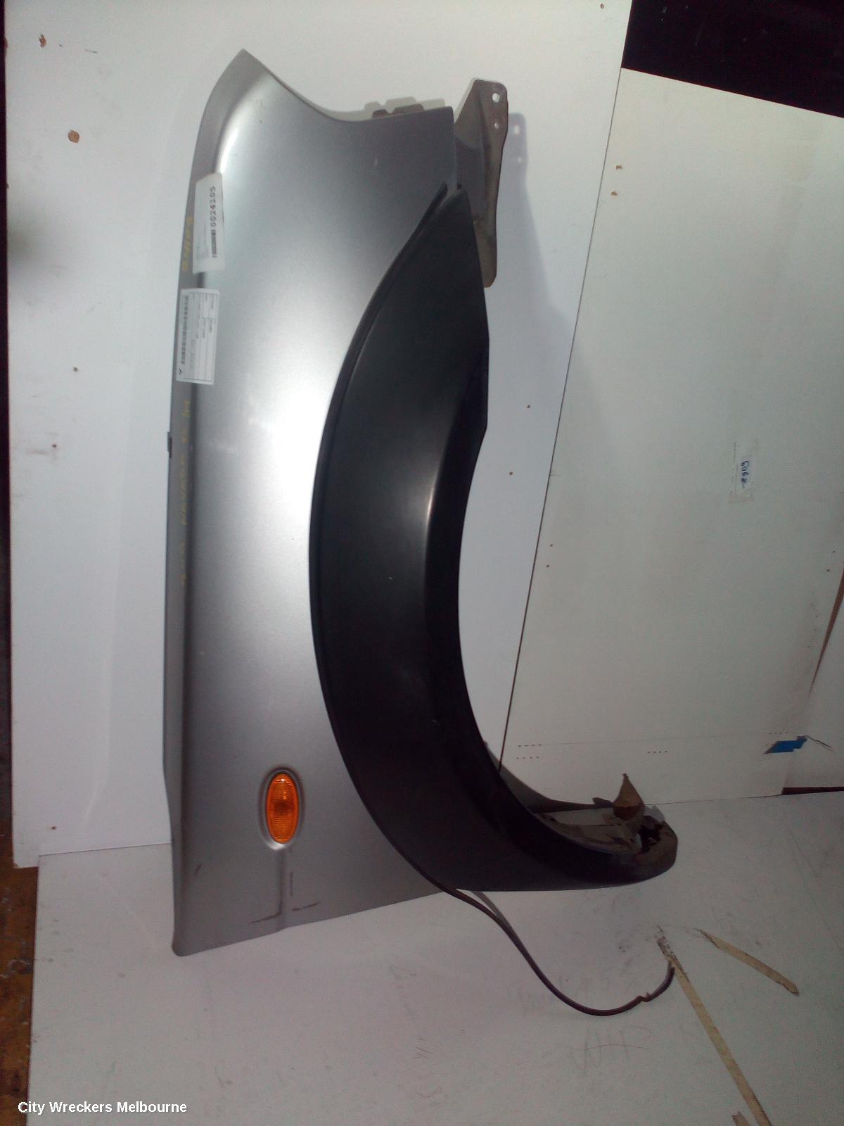 NISSAN NAVARA RIGHT GUARD, D22, FLARED TYPE, 12/2001 - 11/2008