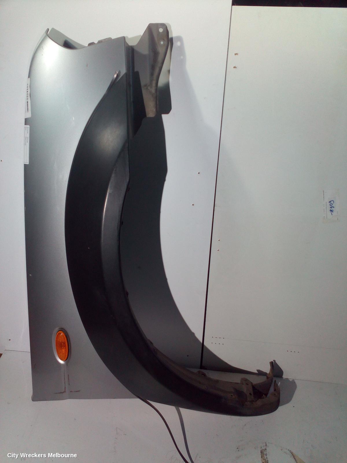 NISSAN NAVARA RIGHT GUARD, D22, FLARED TYPE, 12/2001 - 11/2008